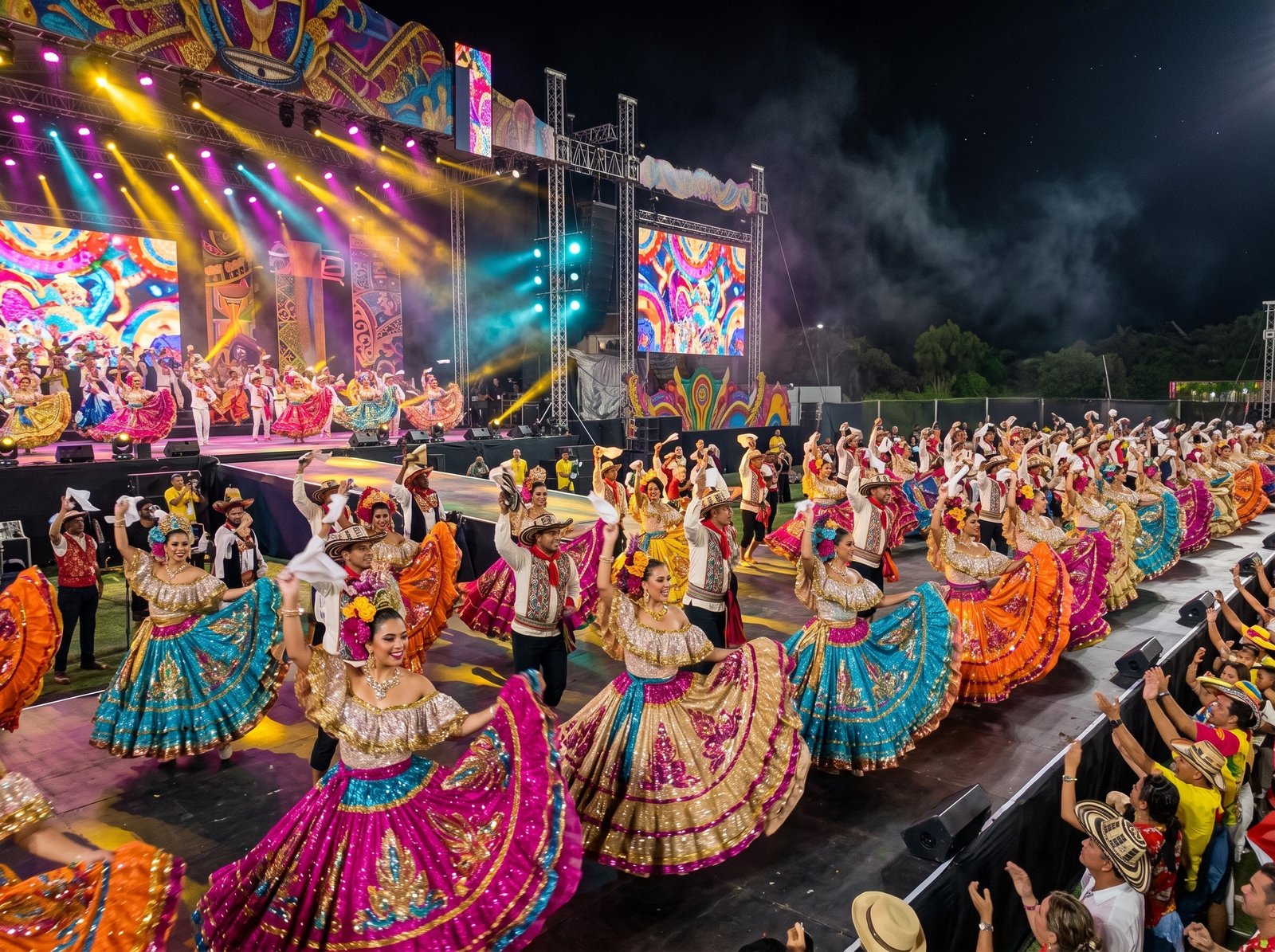 Queen Coronation Gala at Romelio Martínez Stadium in Barranquilla
