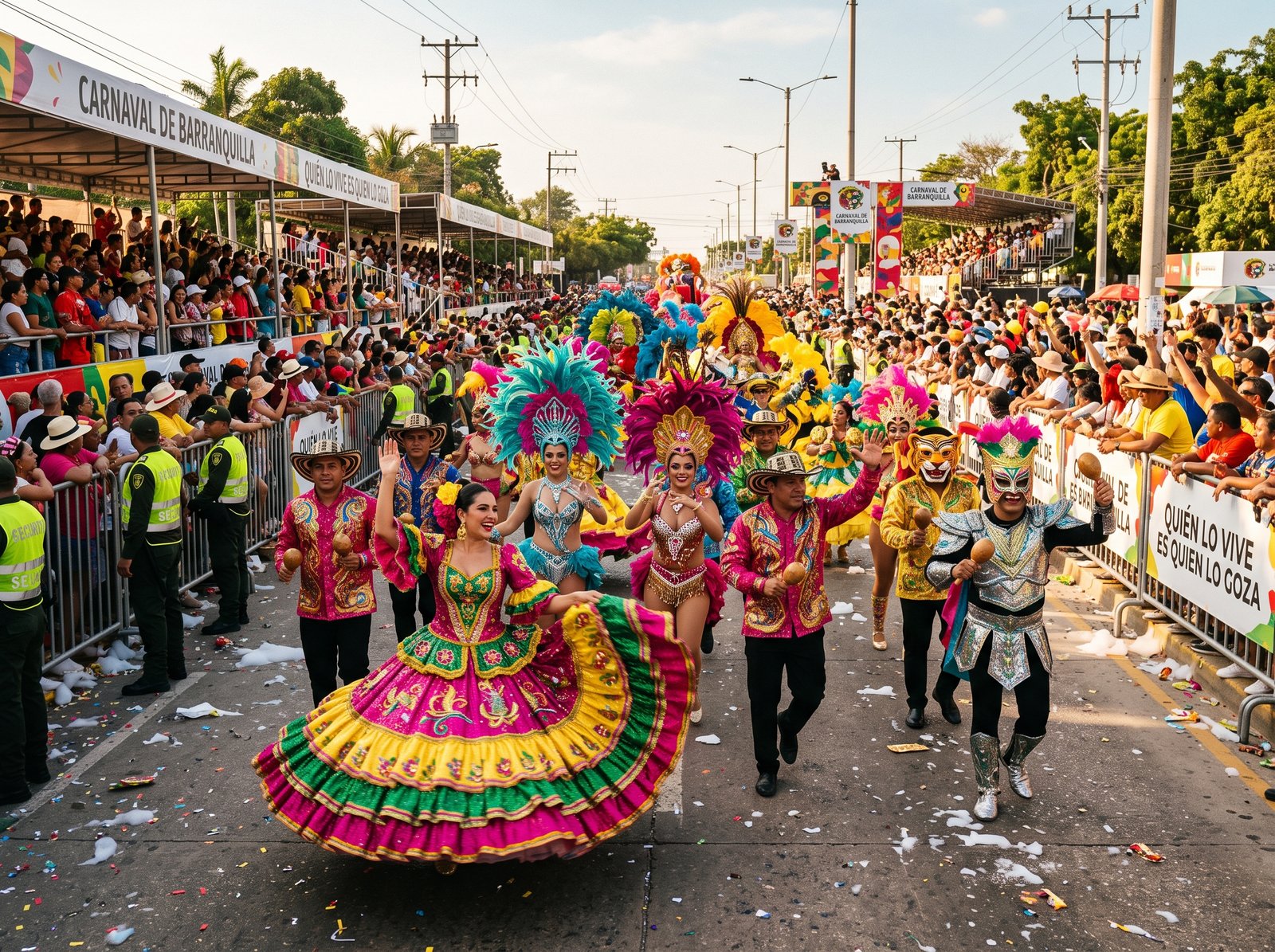 The 3 Major Parades of Vía 40: Battle of Flowers vs. Tradition vs. Fantasy (Why You Need 3-Day Passes)