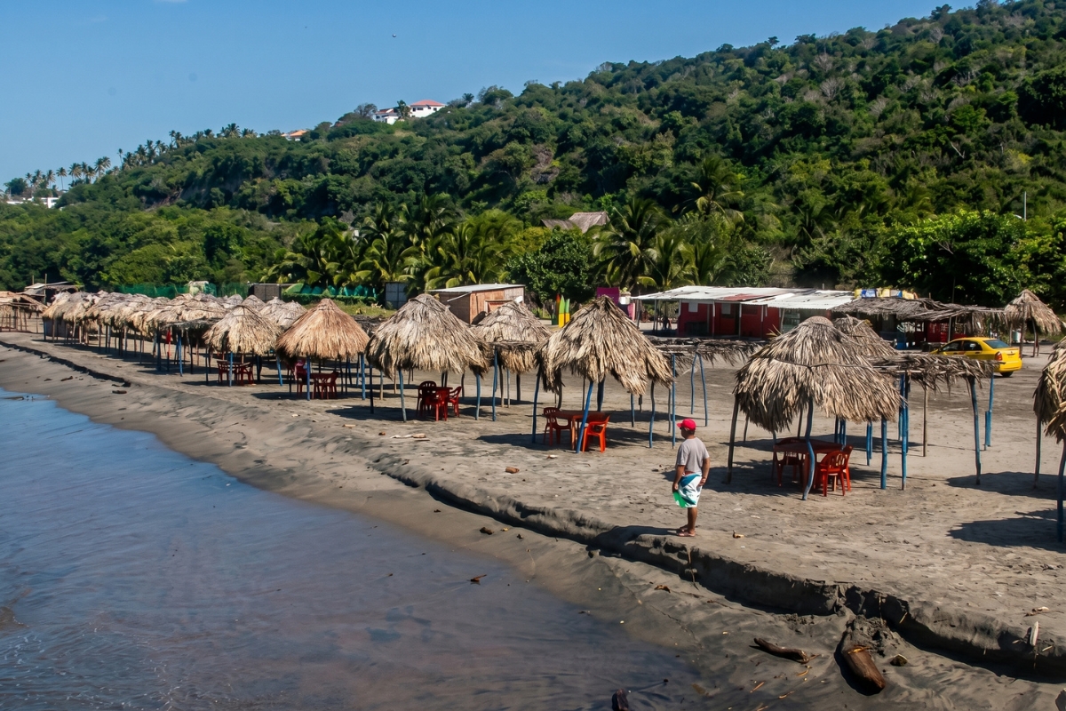 Vista general de Playa Caño Dulce