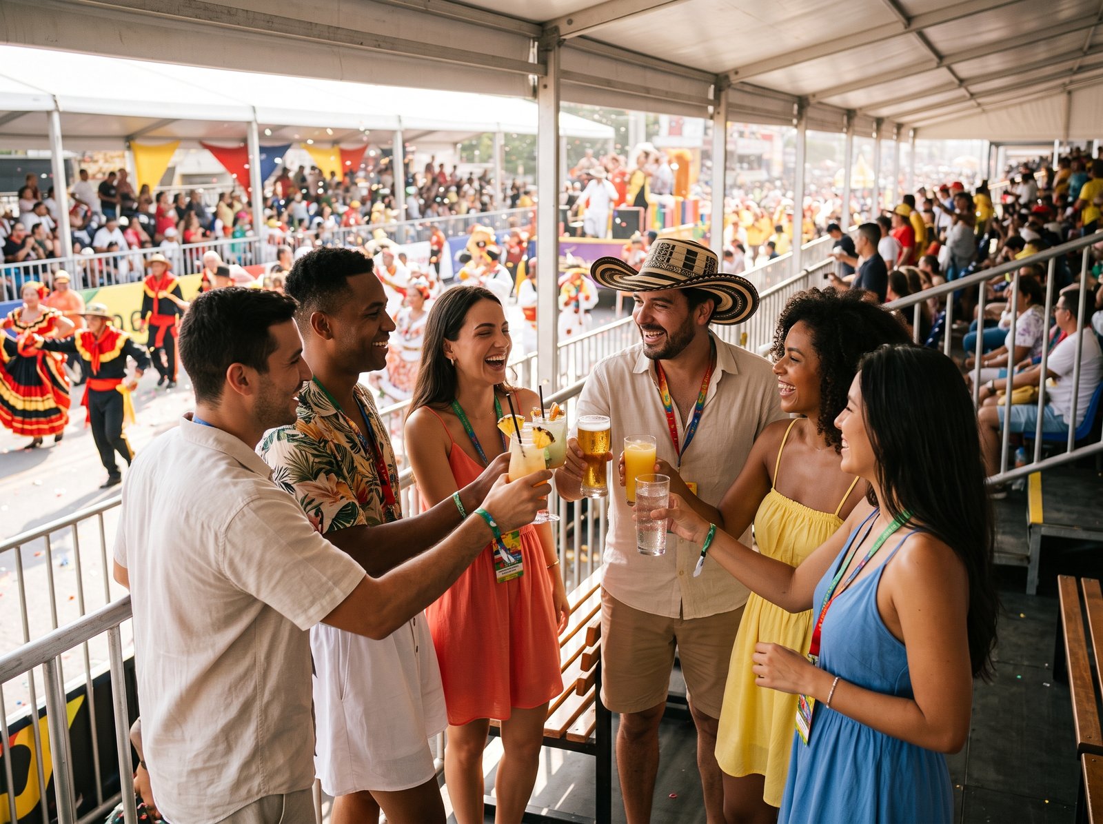Planning a Group Trip to Barranquilla Carnival: Adjacent Box Seats, Private Vans & Zero Stress