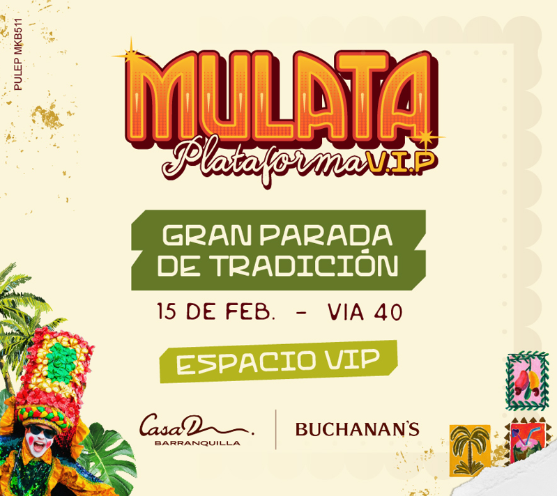 Exclusive Sala Lounge Mulata - Domingo
